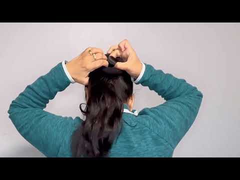 Big juda bun hairstyle easy tutorial | Easy hairstyle tutorial #hair #hairstyle #hairstyles