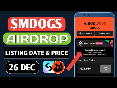 Money Dogs Listing Date | Money Dogs Daily Spin Dec 26 6pm UTC | Money Dogs New Update