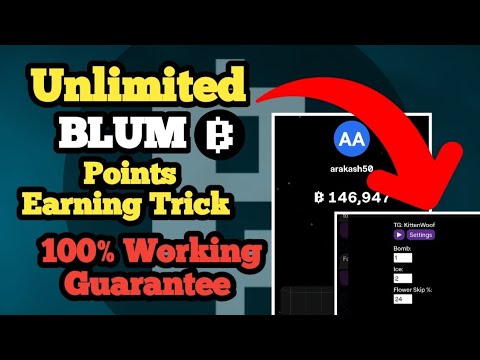 Unlimited BLUM Points Earning | Auto Bot | How to increase BLUM points !