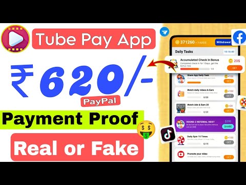 Tube Pay App Real or Fake !! Tube Pay App Payment Proof !! Pay Tube App Real or Fake