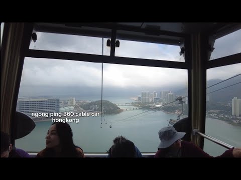 [4K] How to Ride Ngong Ping 360 Cable Car in Hongkong from Airport. Read description for full