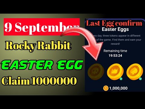 Rocky Rabbit Easter Egg 9 September |And Rocky Rabbit Game Pass Update Rocky Rabbit Airdrop Criteria