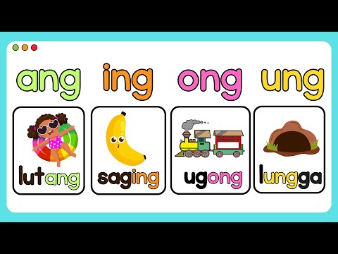 A BA KA DA Filipino Reading Lesson (ang, ing, ong, ung)