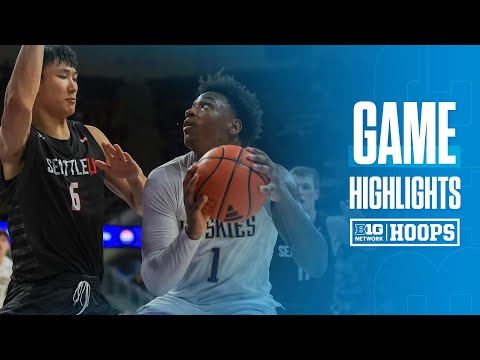 Seattle at Washington | HIGHLIGHTS | Big Ten Men's Basketball | 12/23/24