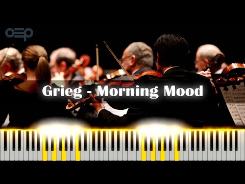 Grieg - Morning Mood | Classical Music with MIDI Visualizer 4K