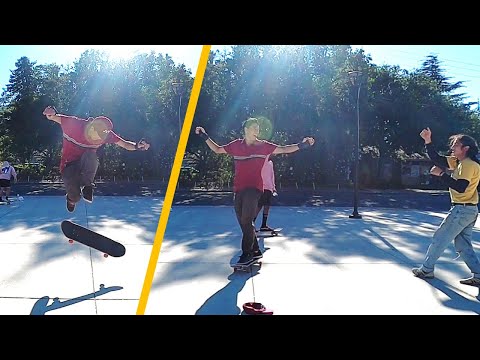 People Landing Tre Flip for the First Time! (360 Flip)