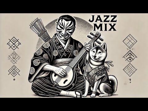 Jazz & Shamisen | Dynamic Japanese Rhythms & Jazz Compilation for Concentration | With Shiba