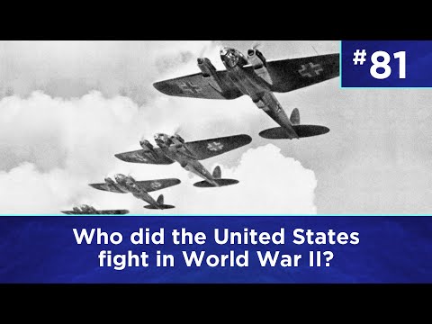 Q81: Who did the United States fight in World War II?