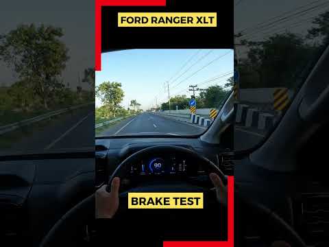 BRAKE TEST 2023 Ford Ranger XLT