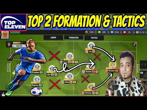 *NEW* Top 2 Formations and Tactics in Top Eleven 2025