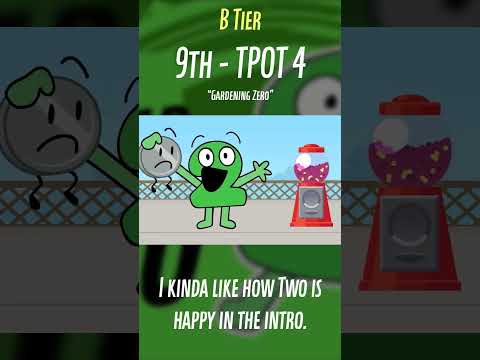 Ranking Every TPOT Intro (as of TPOT 14) #shorts #bfdi #tpot