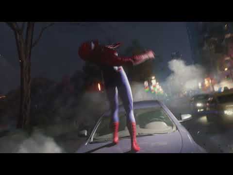 Marvel's Spider-Man Remastered Car webbing