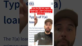 The SBA 7a guarantee explained - for buying businesses