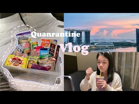 Quarantine Daily 🇸🇬 (Part 2 ) 零食开箱 🎀 分享酒店隔离心得✨#vlog #quarantine