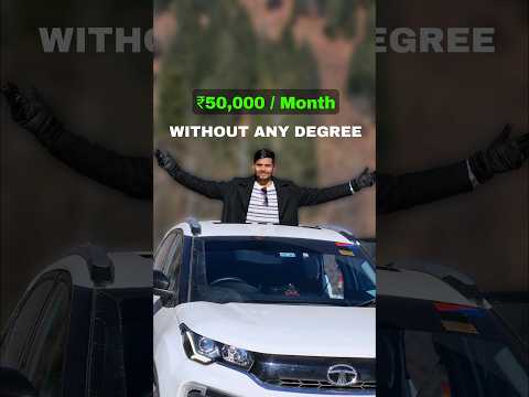 Earn ₹50,000 + Monthly Without Any Degree #shorts