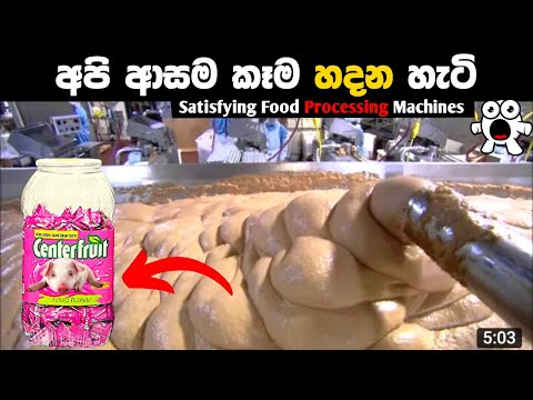 අපි ආසම සොසේජස් ෆැක්ටරිවල හදන හැටි.Sausage Satisfying Food Processing Machines M.r Pudumaya Part 05