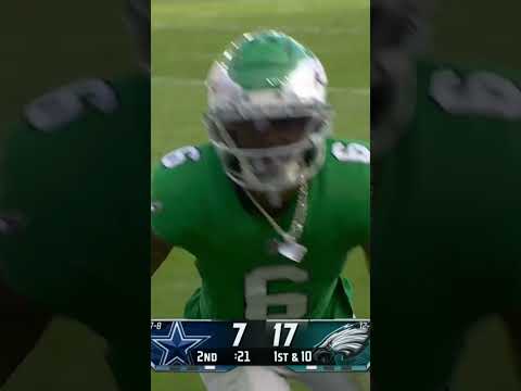 KENNY PICKETT TO DEVONTA SMITH FOR 49 YARDS 🦅🔥 Eagles vs Cowboys Highlights