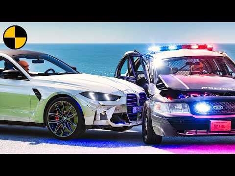 EPIC POLICE CHASE FAILS in BeamNG.Drive