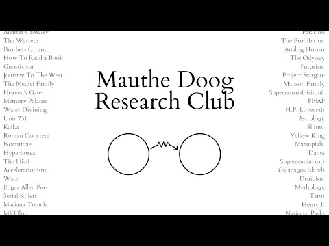 Research Club #1: Topics