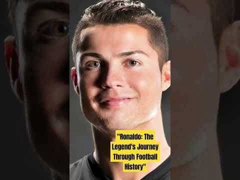 Ronaldo: The Legend's Journey Through Football History#viral  #football#ronaldo#youtube