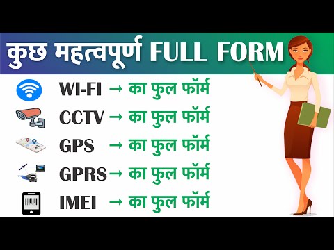 WIFI GPS, GPRS, IMEI, CCTV ka full form aur matlab kya hota hai hindi mai  most important full form