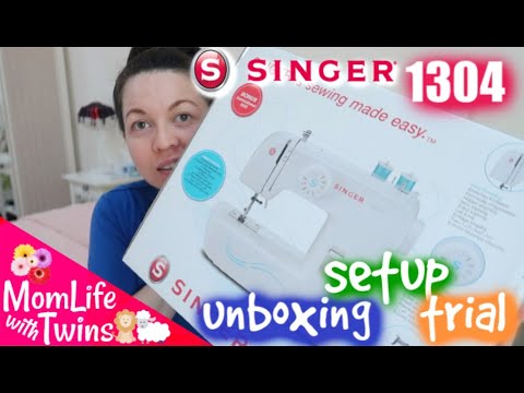 SINGER START 1304 SEWING MACHINE UNBOXING