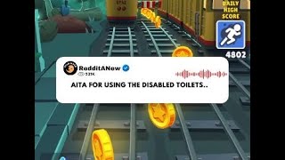 AITA For Using The Disabled Toilets