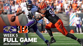 GAME OF THE WEEK! Baltimore Ravens vs. Cincinnati Bengals FULL GAME | NFL 2024 Season Week 5