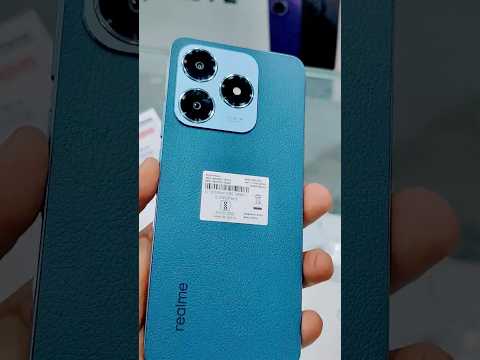 Realme C63 new smartphone unboxing full review with premium vegan leather design #youtubeshorts