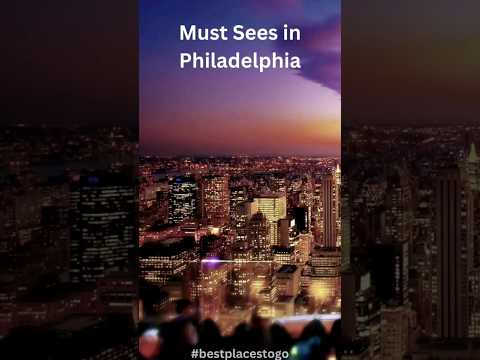 Must Sees in Philadelphia #travel #sightseeing #places #traveling #citytour #philadelphia