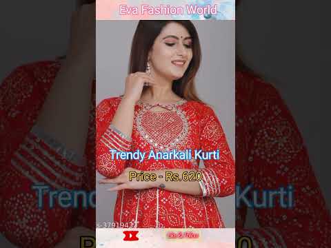 Trending Anarkali Kurti || Latest Anarkali Kurties|| anarkali kurti design||#kurti #shorts