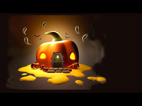 How to Model a Pumpkin House - Blender Tutorial