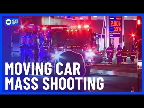 1 Dead, 9 Injured: Mass Shooting In Moving Car In US | 10 News First