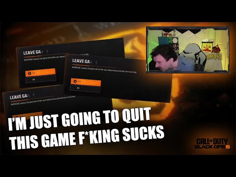 DSP Insane Ragequit After Ragequit Lobbies in Cod BO6 After Getting Tortured Every Match