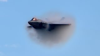 ベイパーコーン❗️F35戦闘機高速進入　F35 vapor cone