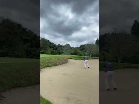 【バンカーショット】めっちゃいい🏜️#golf #golfswing #ゴルフ #ゴルフスイング #ゴルフ動画 #バンカーショット #アプローチ #アイアンショット #ラウンド動画 #100切り