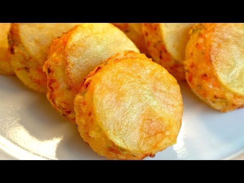 Amazing crispy potato recipe! It’s full of shrimp!