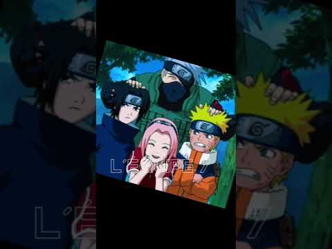 l'équipe 7 old VS new #naruto#kakashi#sasuke#sakura