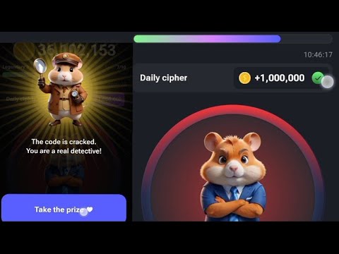 Claim 1,000,000 Hamster Kombat Daily Cipher Reward 💨🎁