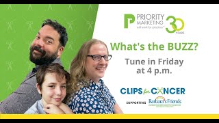 Priority Marketing Braves the Shave for Clips for Cancer 2022