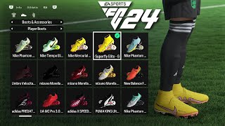 FC 24 (FIFA 24): ALL BOOTS IN THE GAME (NIKE, ADIDAS, PUMA, NB & UA)