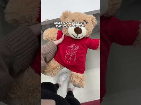 This teddy bear order is TOO CUTE 😫🧸