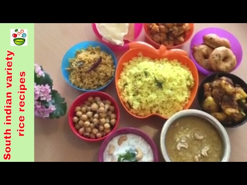 South Indian variety rice recipes