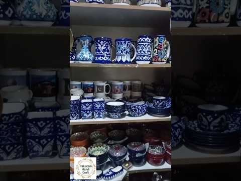 Blue Pottery . Multani Art. Pakistani Hani Craft #homedecor #artisian #handcraftedhome #claywork