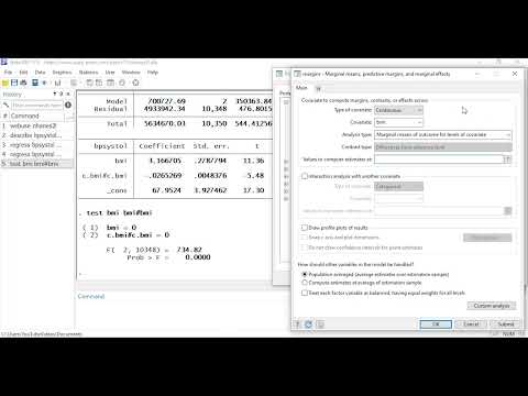 Fitting & interpreting regression models: Linear regression with continuous predictors