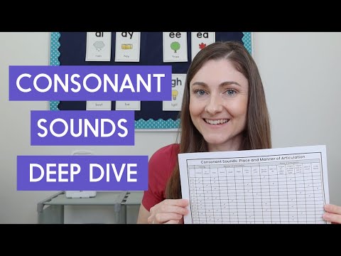 All About the Consonant Sounds of English