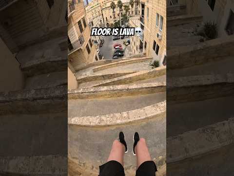 Floor is lava Parkour in Malta #malta #goprohero12 #floorislava