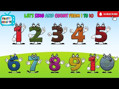 Counting 1 - 10 Song, Learn to Count, Number Songs for Toddlers, Nursery Rhymes, Kids Song #numbers