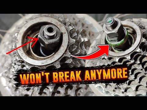 Your bike axle won't break anymore with this trick!