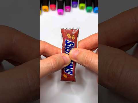 DIY Snickers Squishy with Paper | Paper Craft Ideas #shorts #papercraft